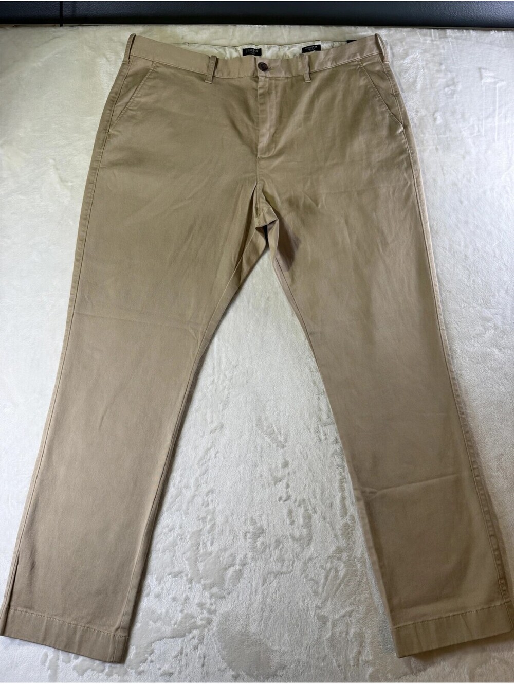 J.Crew Flex Athletic Slim Mens W38 L30 Khaki Chinos